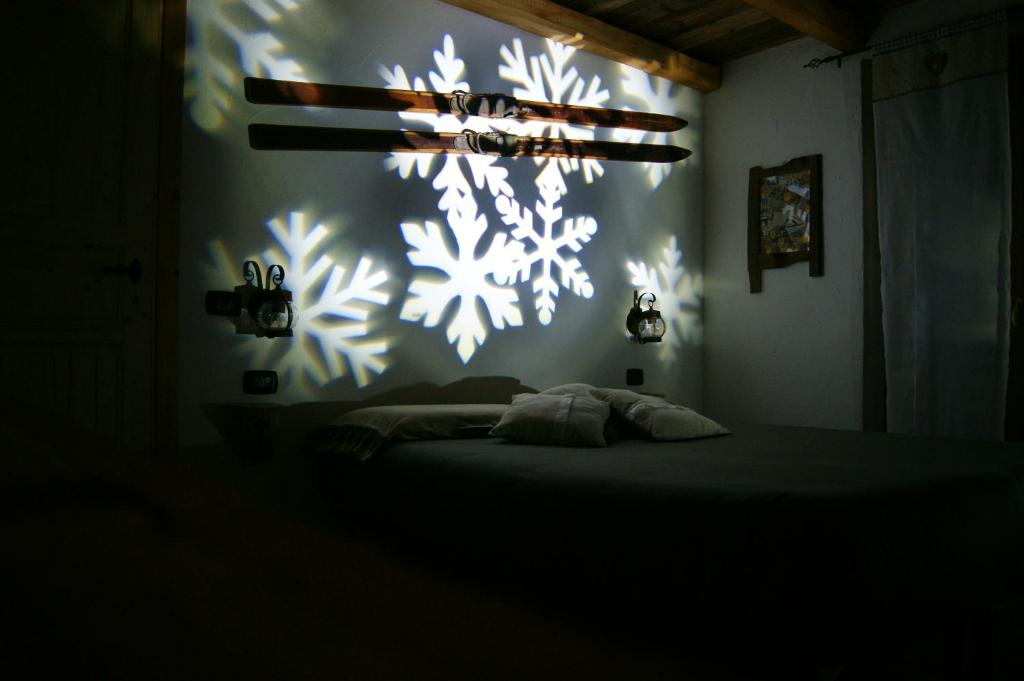 Postel nebo postele na pokoji v ubytování B&B Le Ciaf