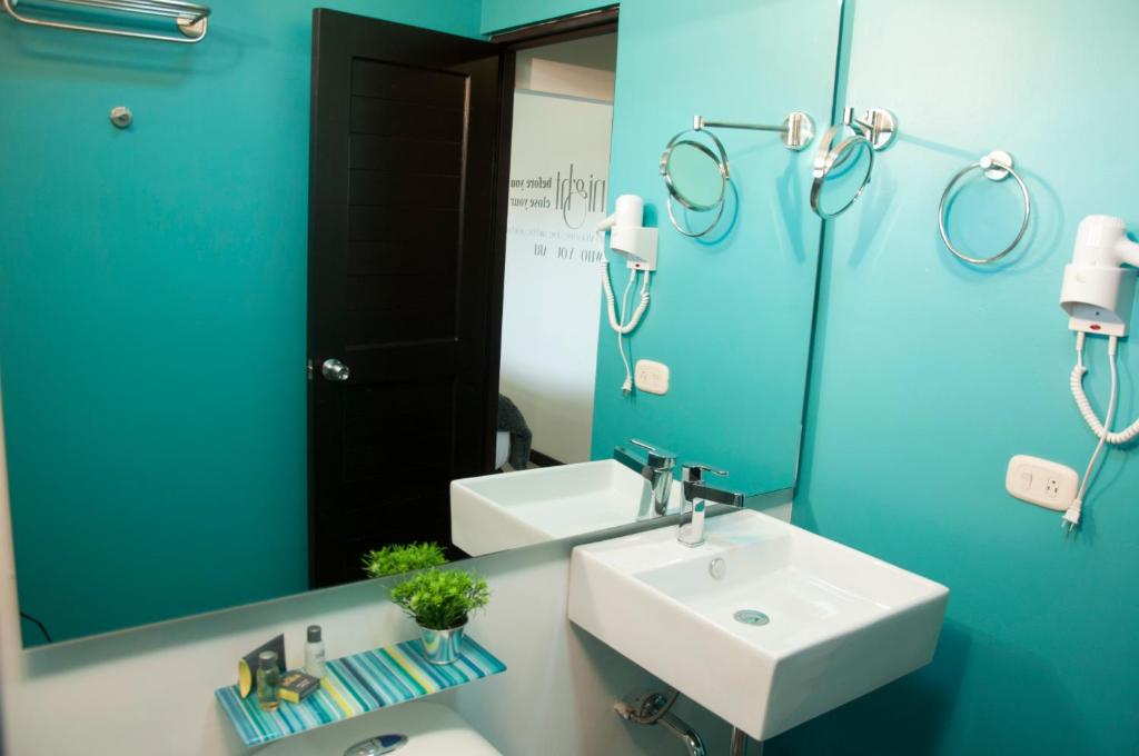 Koupelna v ubytování Hotel City Bog Usaquén
