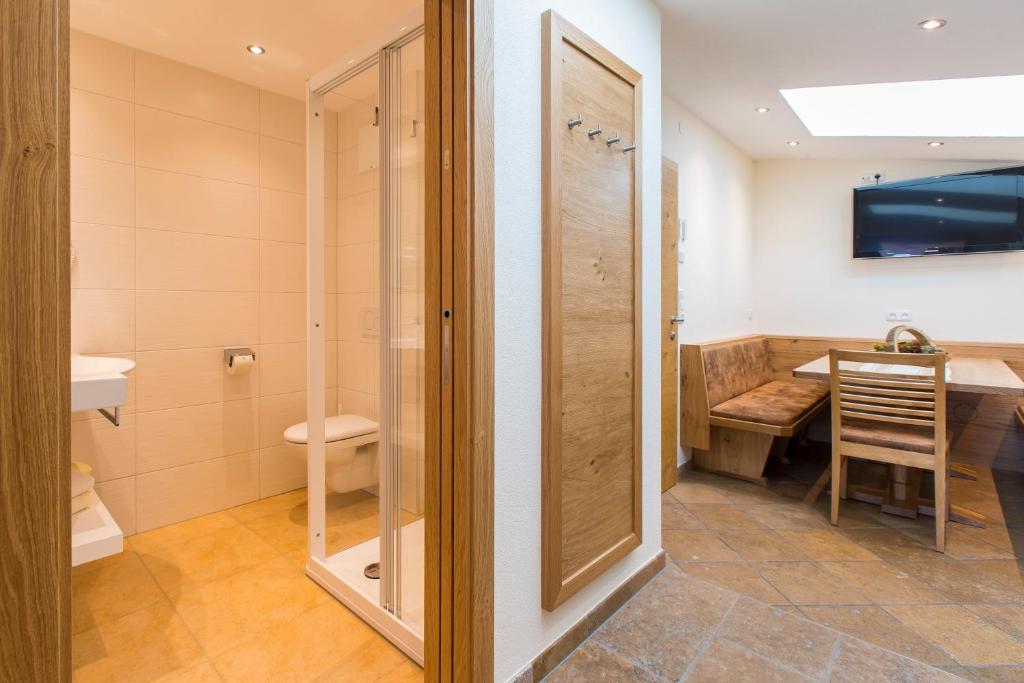 Koupelna v ubytování Aparthotel Hohe Brücke