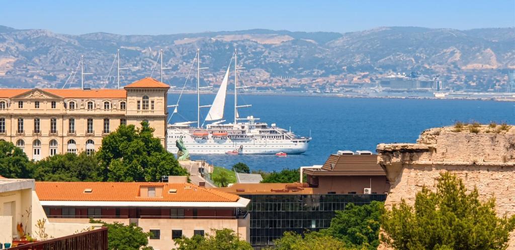 Studio charmant avec vue sur mer à Marseille, 25 m²