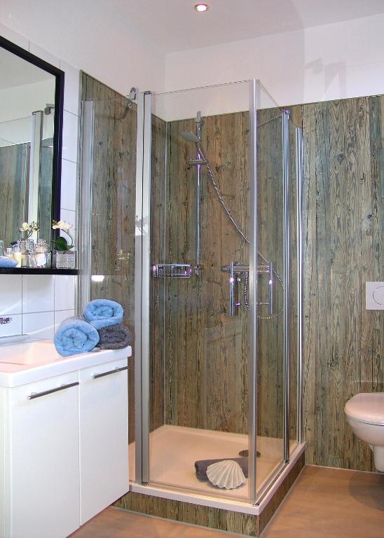 Koupelna v ubytování Hotel Garni Landhaus Uttum