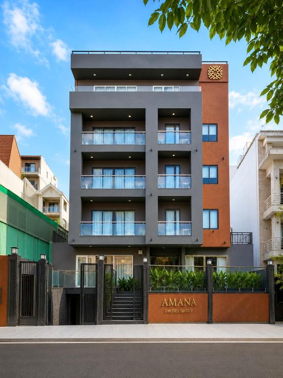 an apartment building in the city of amsterdam at Amana Boutique Riverside - An Khanh in Ho Chi Minh City