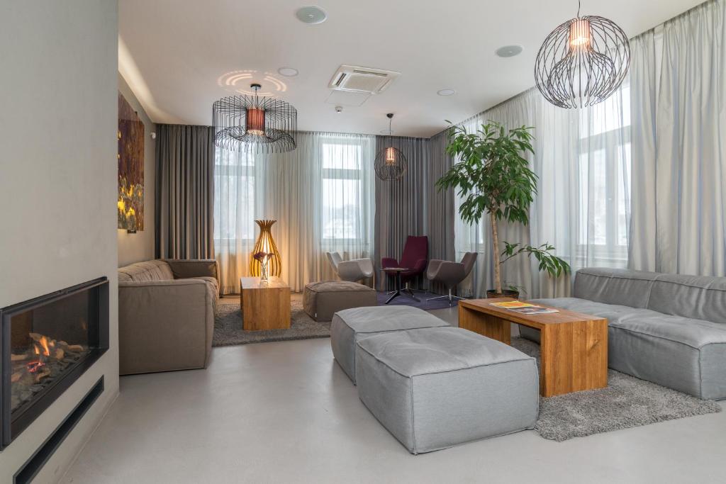 Posezení v ubytování Fairhotel