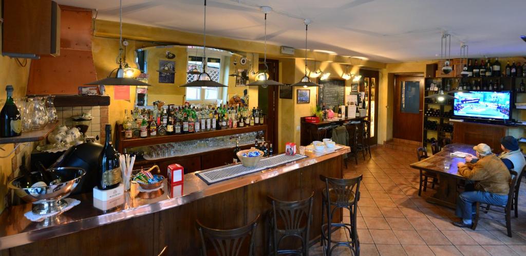 Lounge nebo bar v ubytování Locanda Milano 1873