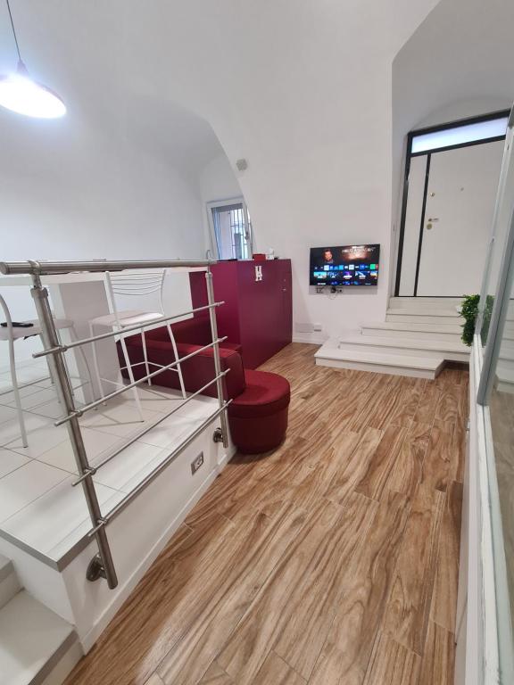 a room with two bunk beds and a couch at Horizon Suite Bellavista in Catanzaro