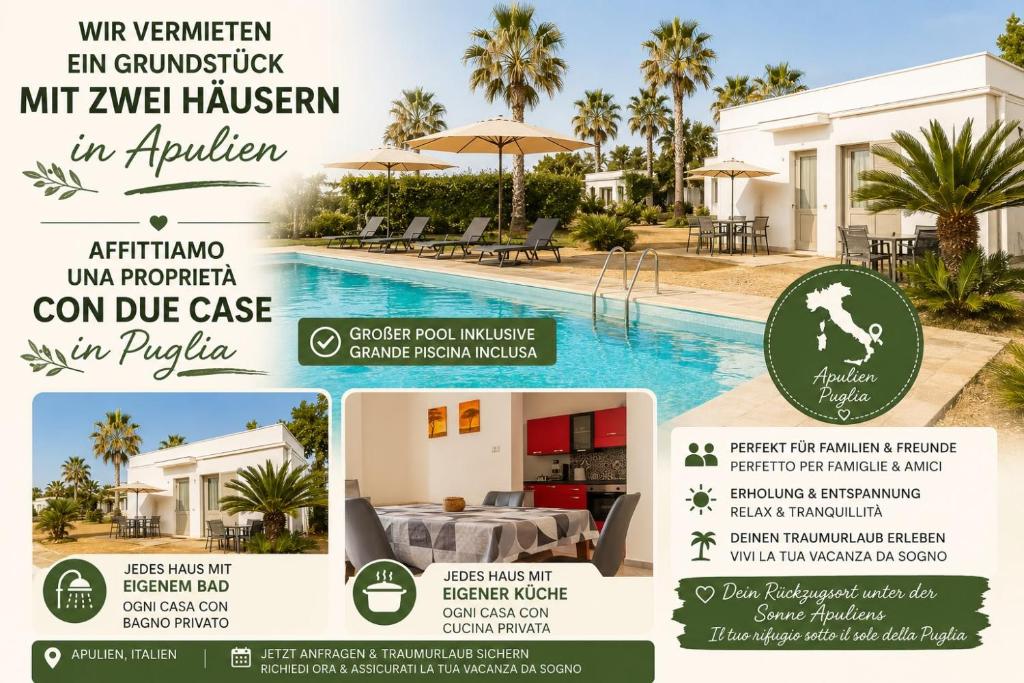 a flyer for a villa in dubai at Villa Sofia in Sogliano Cavour