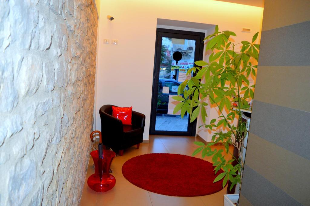 Posezení v ubytování Abraxia B&B