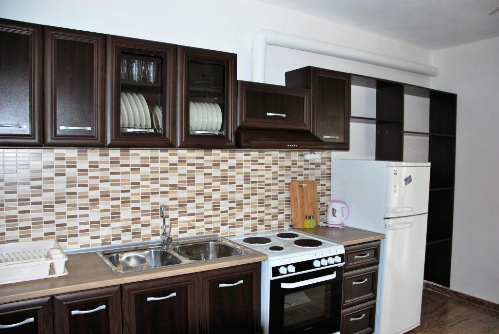 A cozinha ou kitchenette de Corfu Pearl