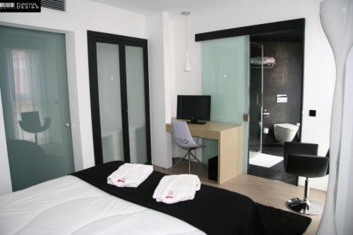 Koupelna v ubytování Funchal Design Hotel