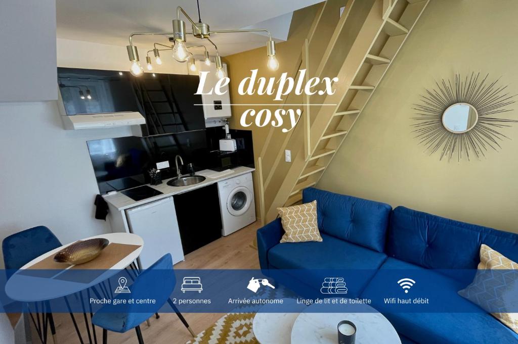A la Clef - Duplex cosy proche gare et centre - Idéal PRO & Couple - WIFI