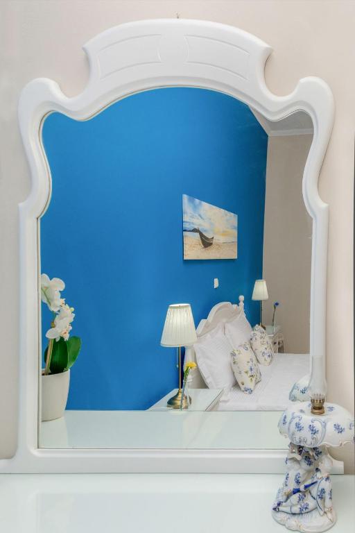 Posteľ alebo postele v izbe v ubytovaní Rose Residence-360º sea view