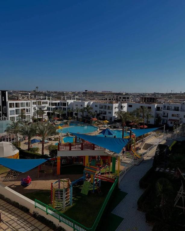 a view of a water park with a playground at Jasmine Resort Complex in Sharm El Sheikh