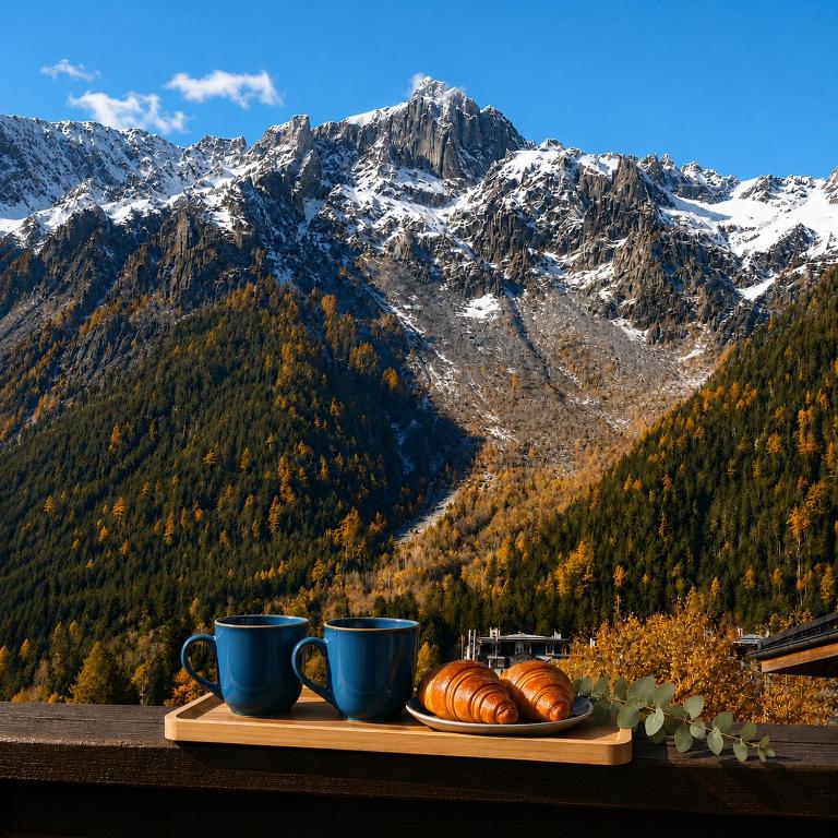 Le Sapi 1E Balcon panoramique Aiguilles Rouges avec parking gratuit
