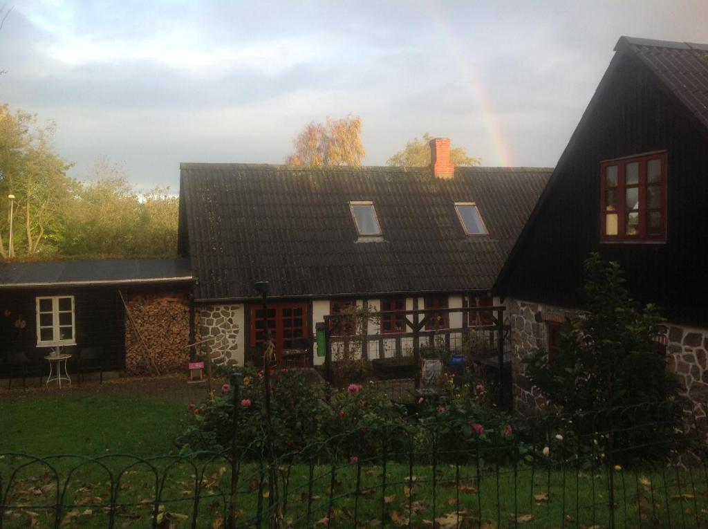 Zahrada ubytování Grundfør bed and breakfast