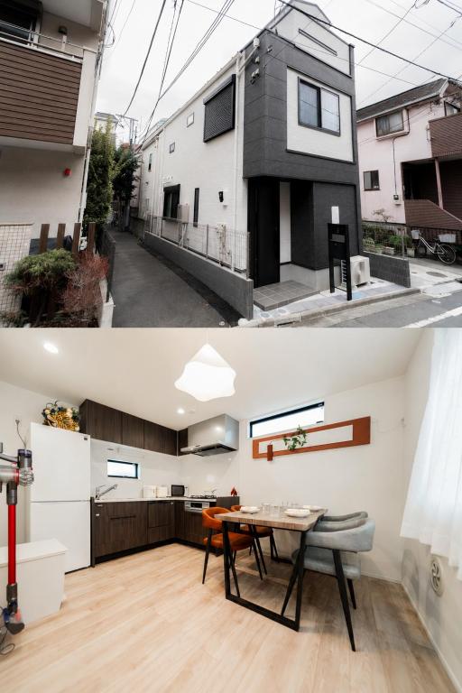promotion 新宿别墅 全新3层楼独栋别墅 家的感觉 3卧室1厅 最大7人Brand new 3-story detached villa with a homey feel 3 rooms max 7P 近商圈 设备齐全 直达新宿 银座 涉谷 上野 表参道 品川