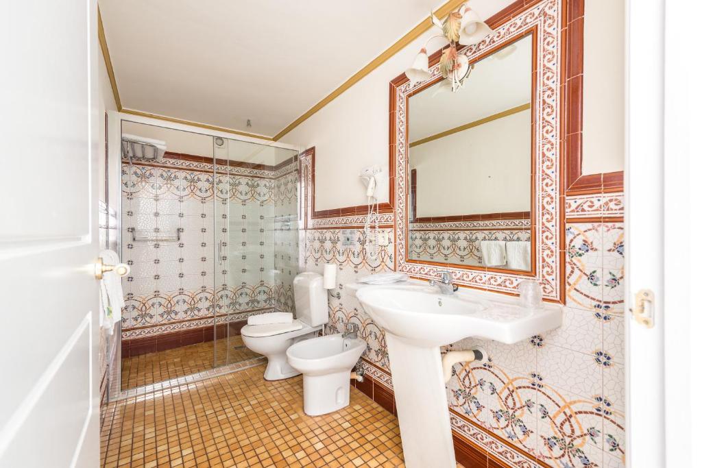 Koupelna v ubytování Hotel Noucentista
