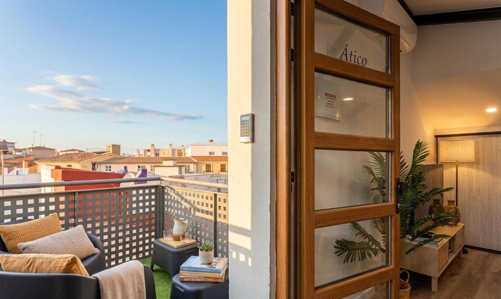 El Carmen Valencia Estudio con terraza