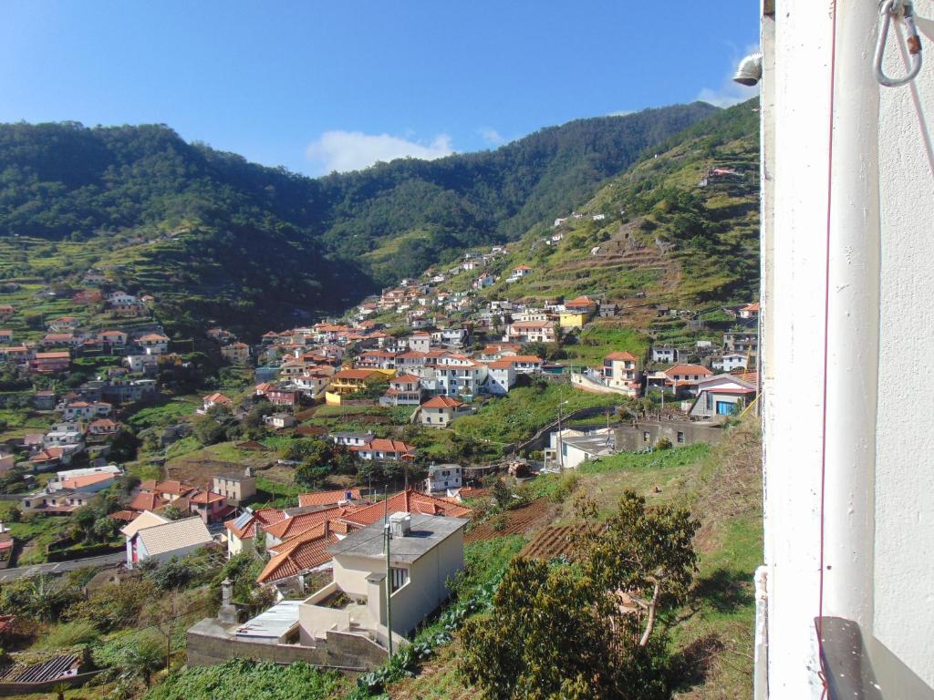 a view of a town on a mountain at Marques House in Machico