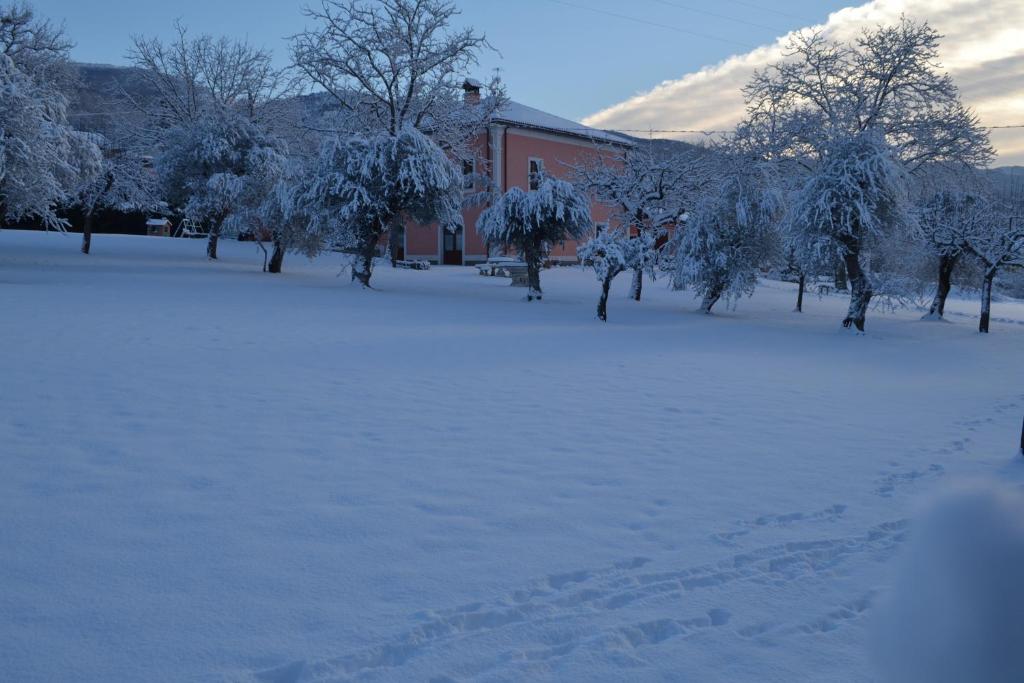 Agriturismo La Palazza v zimě