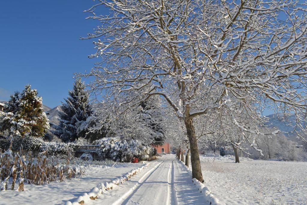 Agriturismo La Palazza v zimě