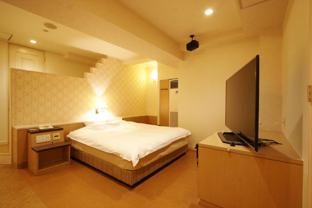TV a/nebo společenská místnost v ubytování Hotel NOA (Adult Only)