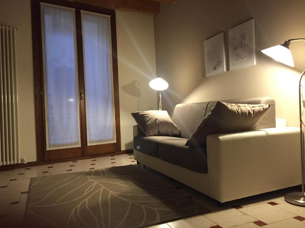 Posezení v ubytování B&B Via Garibaldi