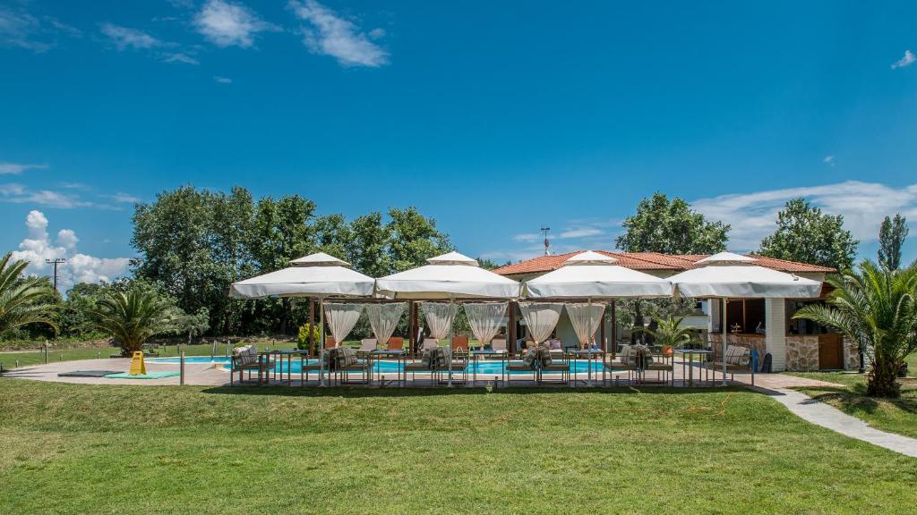 A garden outside Top Studios