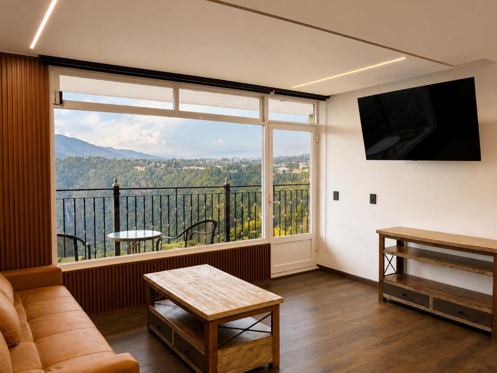 Vista Zacatlan Hotel - Chambre Familiale Avec Balcon