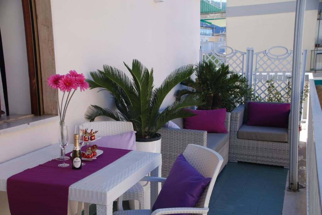 Posezení v ubytování Al Parco II Rota B&B