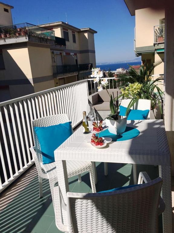 Balkón nebo terasa v ubytování Al Parco II Rota B&B