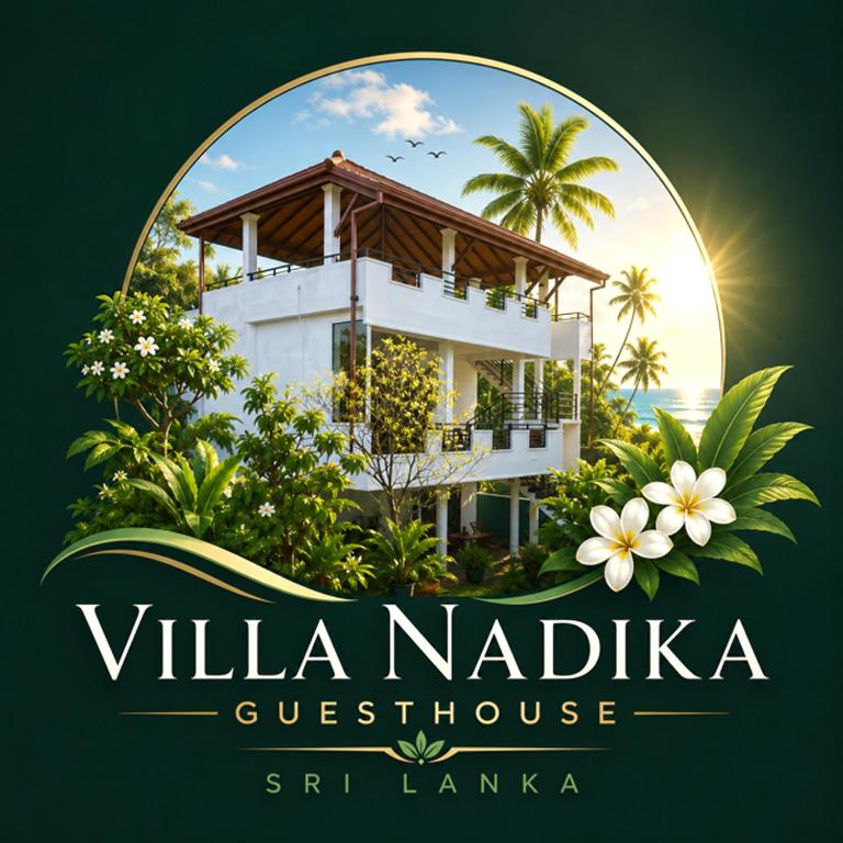 a logo for a villa natalosa sustainable house at Villa Nadika in Beruwala