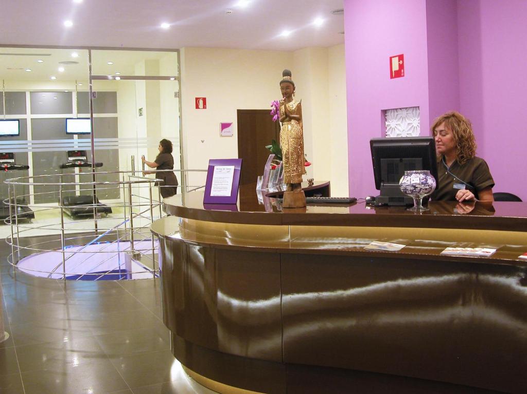 Vstupní hala nebo recepce v ubytování Hotel Palacio Albacete & SPA