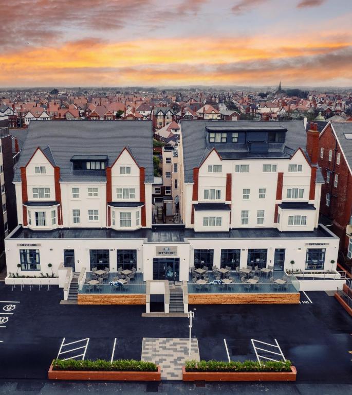 an aerial view of a building at Offshore - The Inn Collection Group in Lytham St Annes