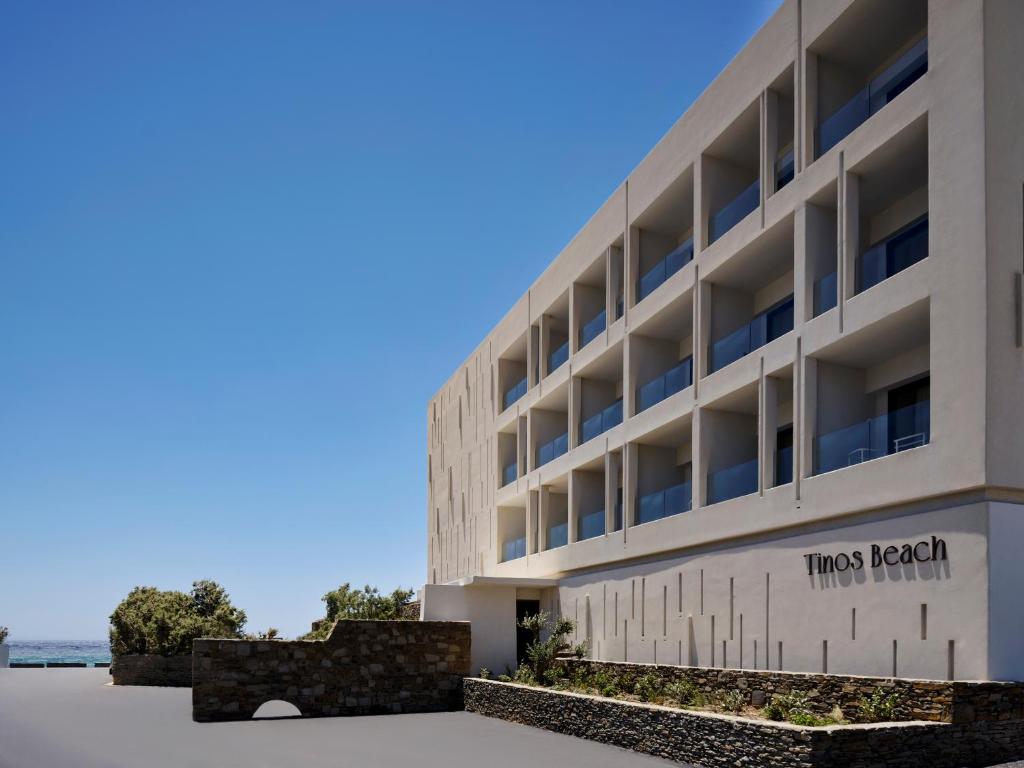a rendering of the tru health building at Tinos Beach Hotel in Kionia