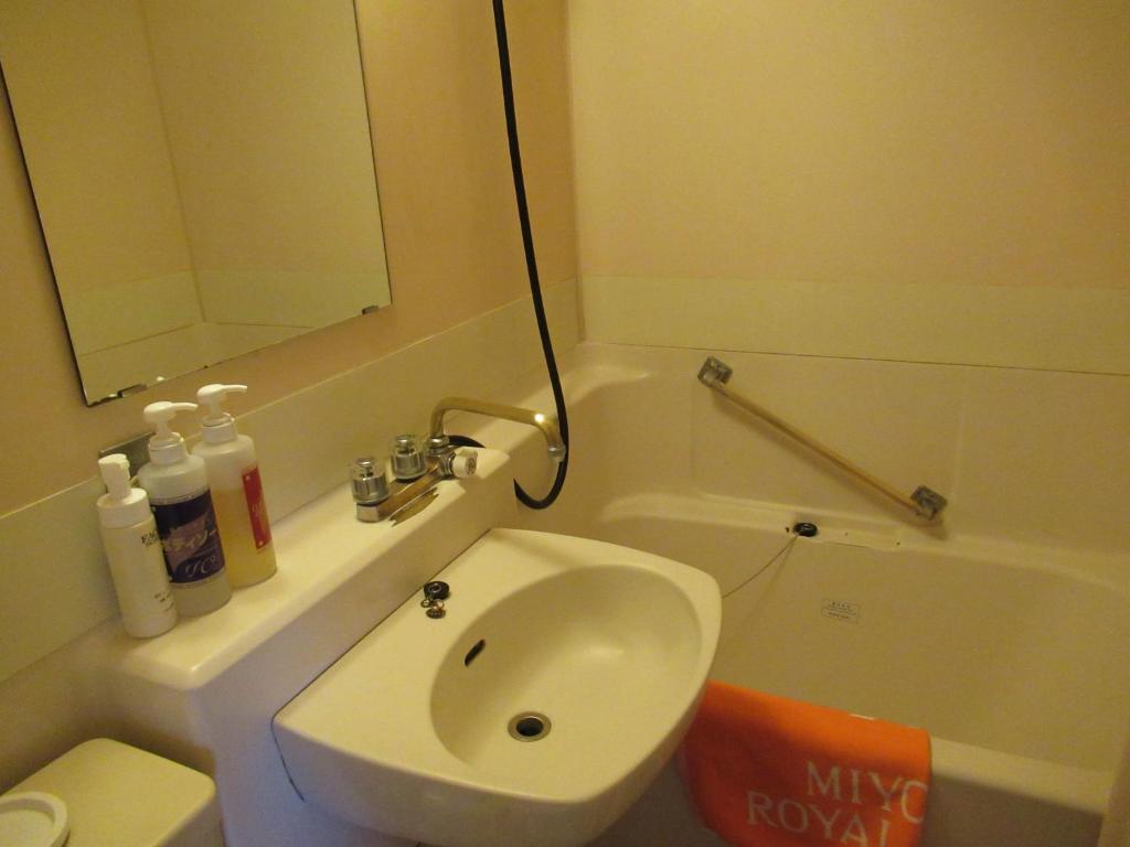 Koupelna v ubytování Hotel CROWN HILLS MIYOSHI