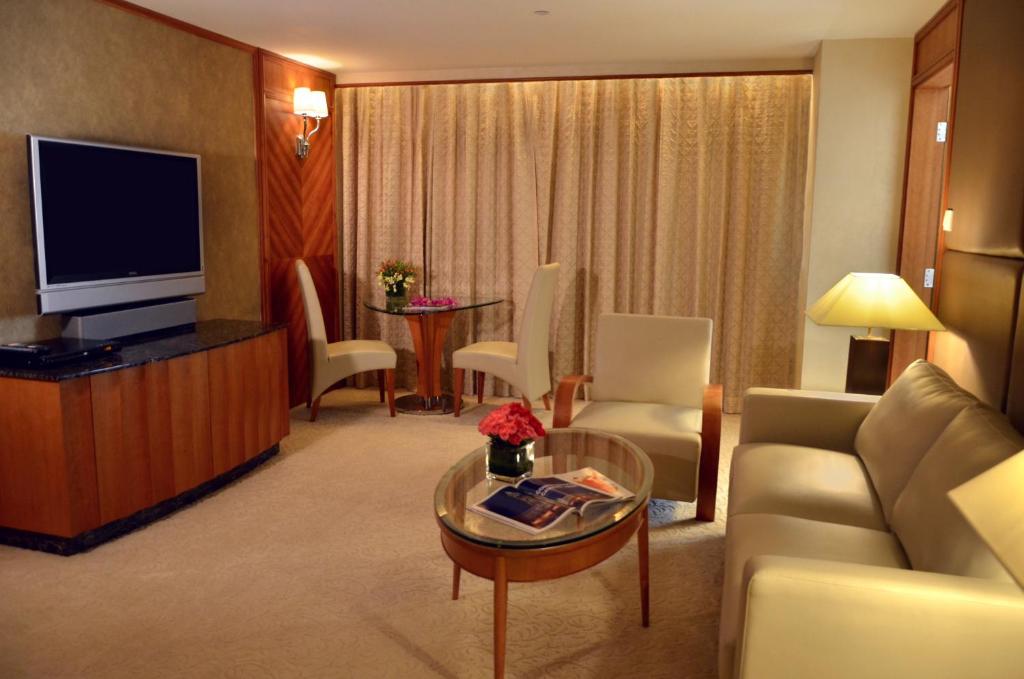TV a/nebo společenská místnost v ubytování Grandview Hotel Macau