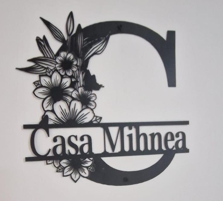 a sign that says csa minnesota with flowers at Casa MIHNEA in Dălghiu