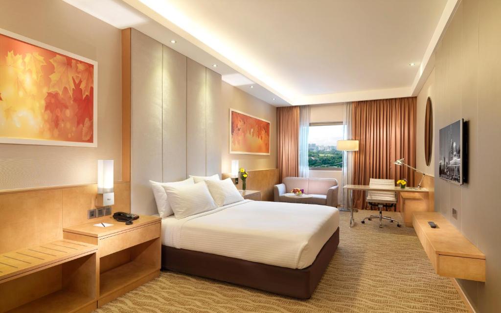 Katil atau katil-katil dalam bilik di Sunway Putra Hotel Kuala Lumpur