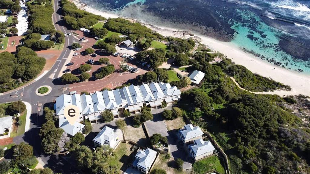 an aerial view of a resort and the beach at Surfside 1 - An Unforgettable Yallingup Experience in Yallingup
