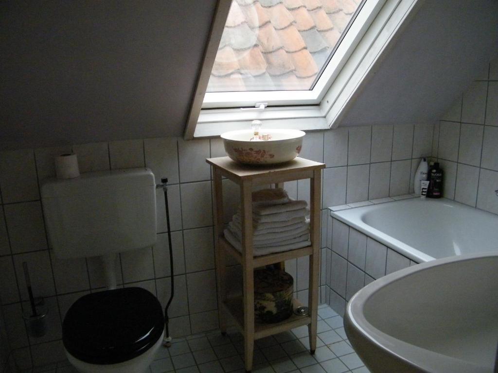 Koupelna v ubytování La Perle Apartment