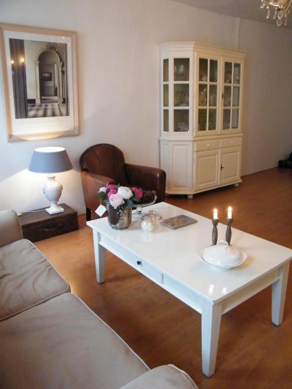 Posezení v ubytování La Perle Apartment