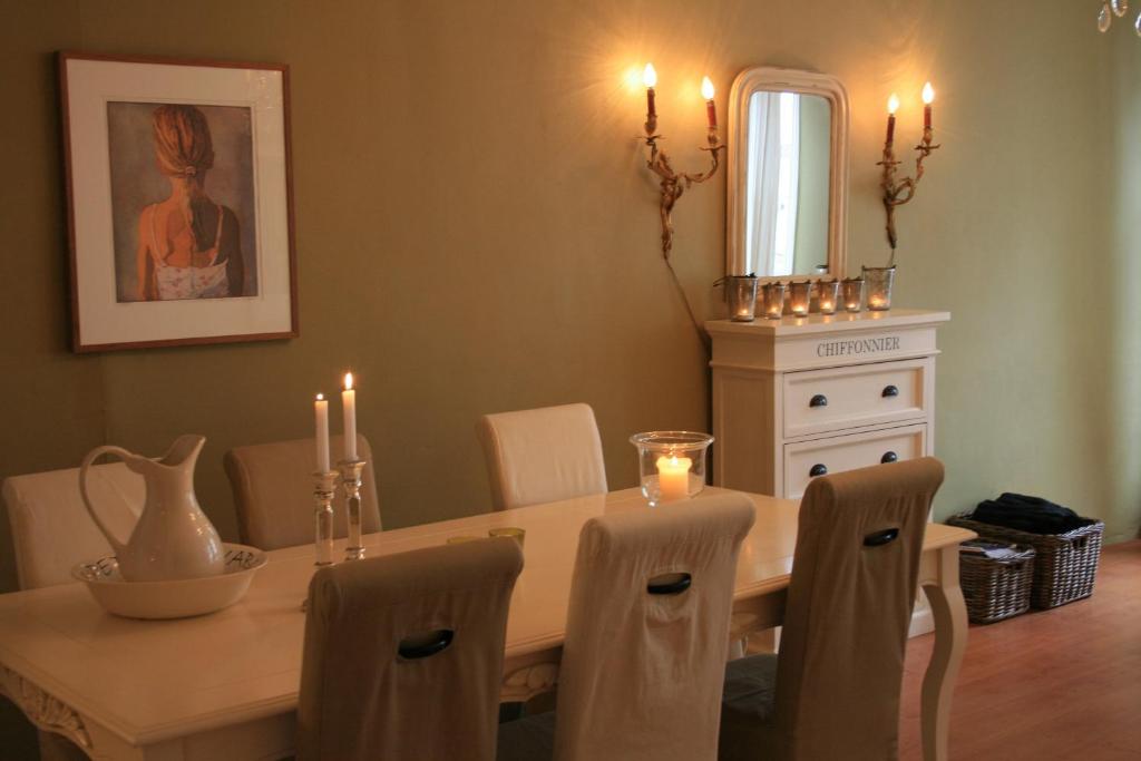 Posezení v ubytování La Perle Apartment