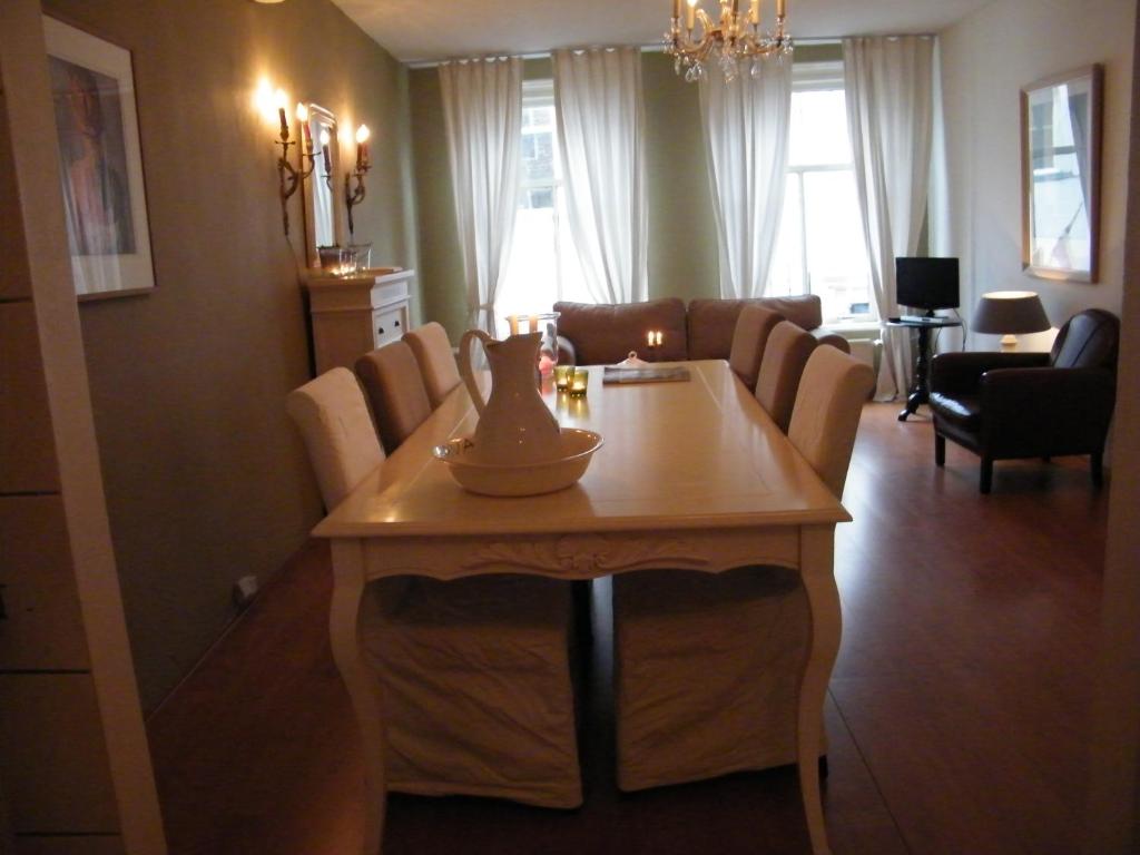 Posezení v ubytování La Perle Apartment