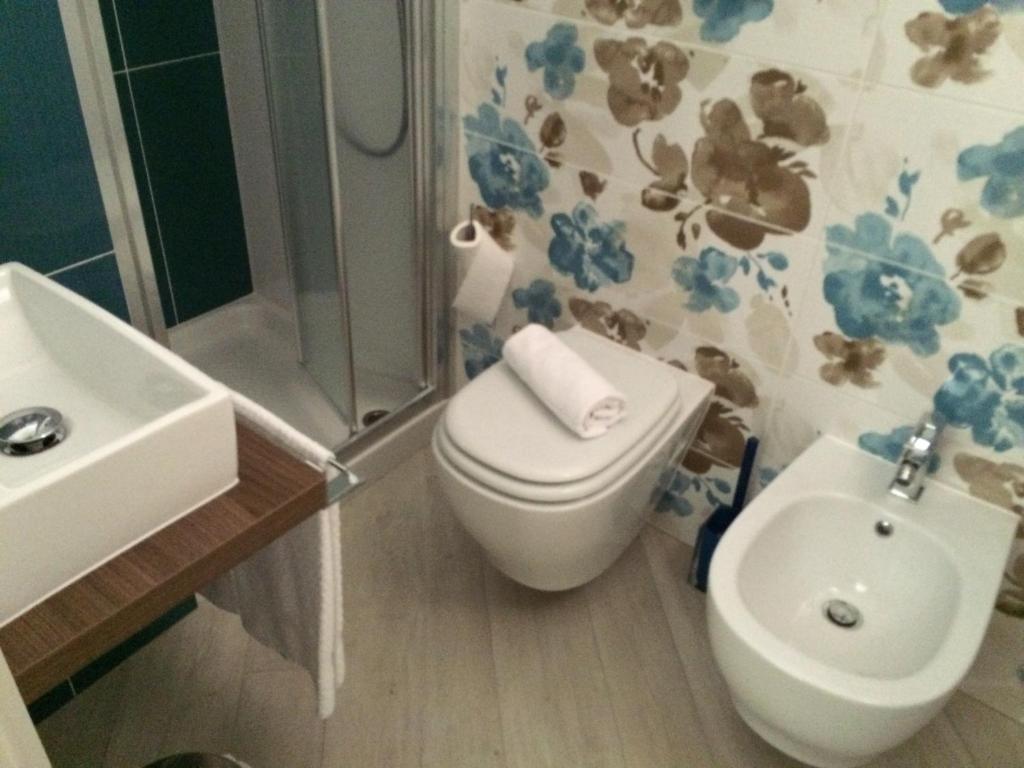 Koupelna v ubytování A Casa di Eli