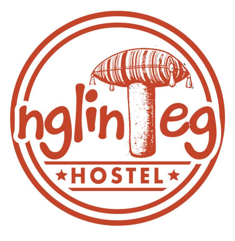 a logo for a hibachi hospital with a mussel at Nglinteg Hostel in Yogyakarta