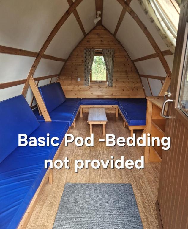 a basic pod bed not provided in a tiny house at The Gather - Tarbert Argyll in Tarbert