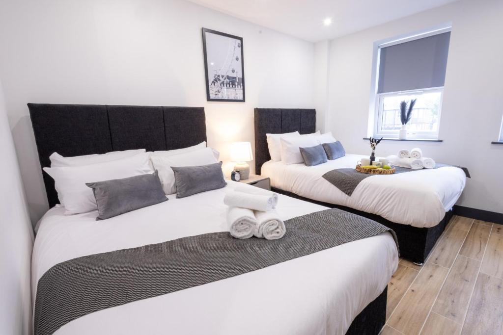 Modern Borehamwood Flat - 2 Min Walk to Station - Appartamento Familiare Con 1 Camera Da Letto