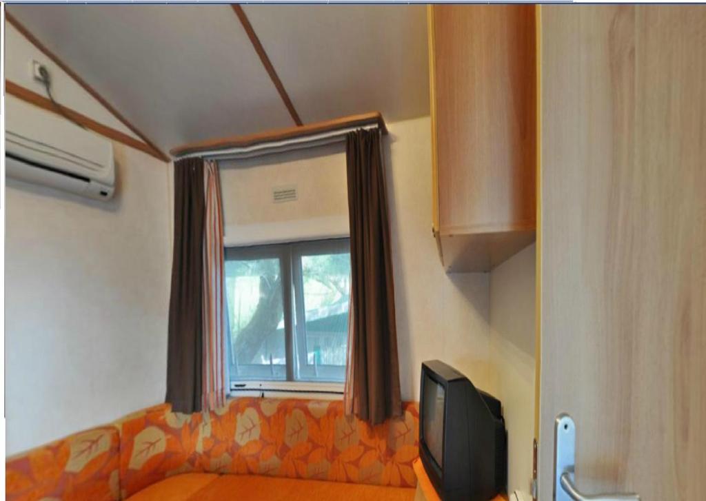 TV a/nebo společenská místnost v ubytování Camping Borghetti