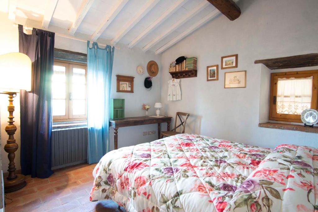 Postel nebo postele na pokoji v ubytování Il Vichiaccio Country House