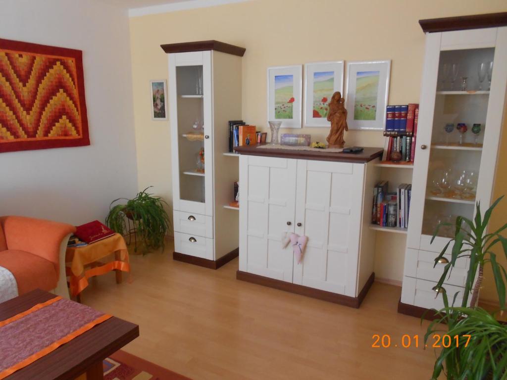 Knihovna v apartmánu